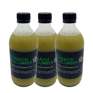 Mono ConGO JUICES 3 x 500 ML BOTTLES Cold Pressed Spinach Cucumber Juice