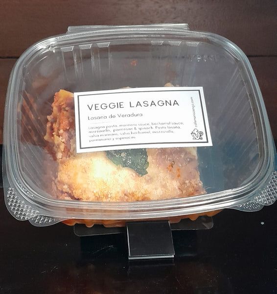 Mono ConGO Meals THE TIENDA Lasagna (Single - Beef or Veggie) 5.500