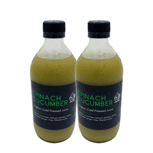 Mono ConGO JUICES 2 x 500 ML BOTTLES Cold Pressed Spinach Cucumber Juice