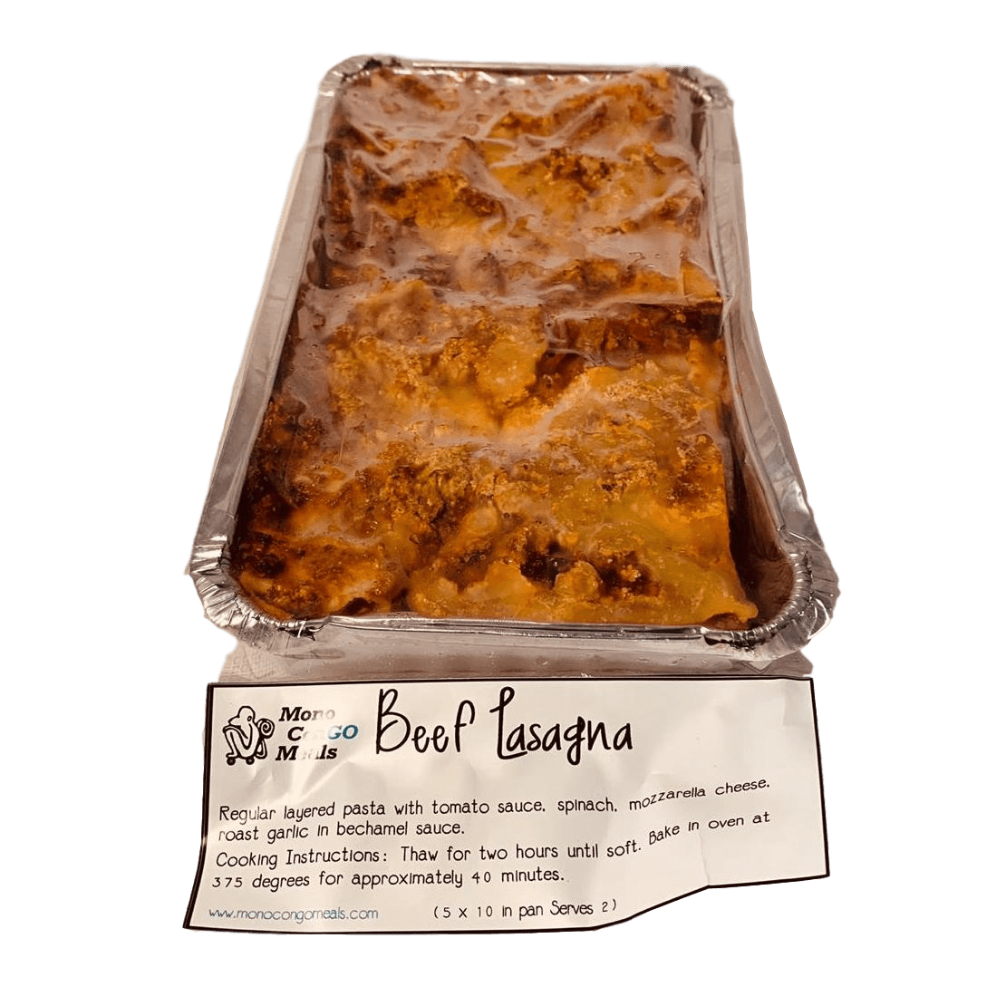 Mono ConGO MAINS Lasagna (Beef)