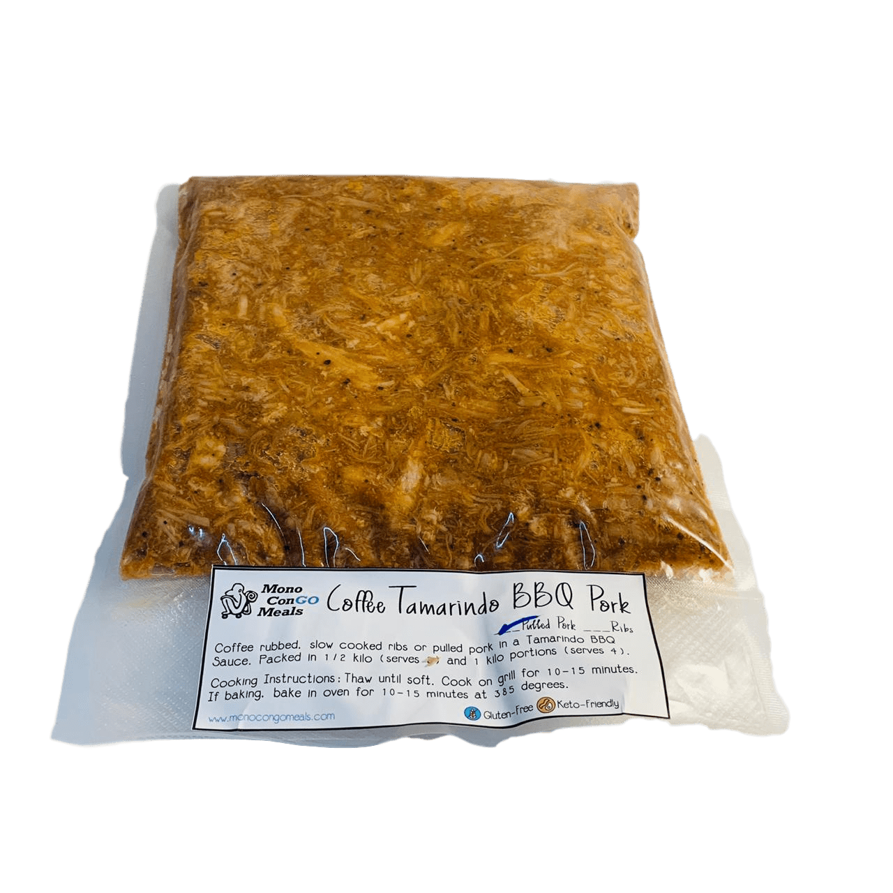 Mono ConGO PROTEINS Coffee Tamarindo BBQ Pork