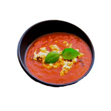 Load image into Gallery viewer, Mono ConGO SIDES &amp; SALADS 1 x 700g (Srv 2) Tomato Basil &amp; Kalamata Olive Soup
